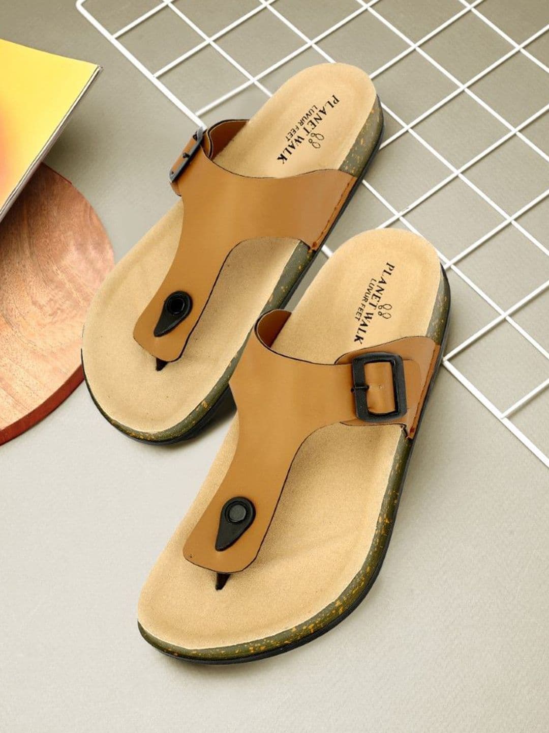 PLANET WALK Men Thong Comfort Sandals - view 1