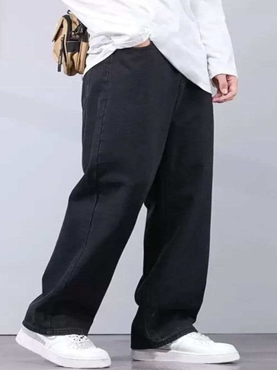 Playfeel Men Jean Boyfriend Fit Mid-Rise Jeans - view 1