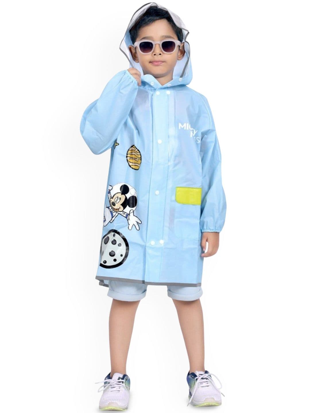 Yellow Bee Boys Disney Mickey Mouse Raincoat - view 1