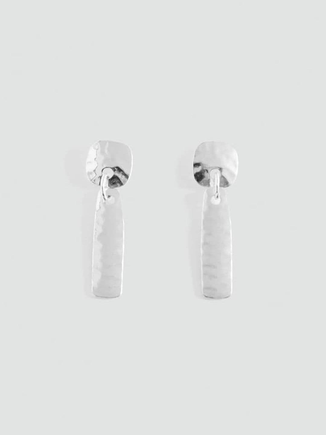 MANGO Geometric Drop Earrings - view 1
