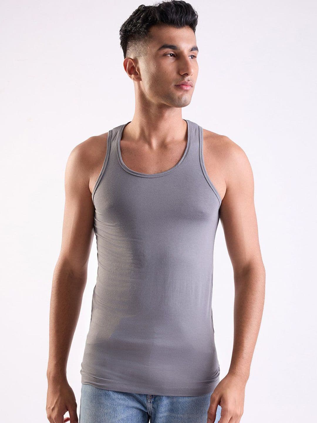 Park Avenue Men Round Neck Basic Innerwear Vests PZVX00122-G8 - view 1