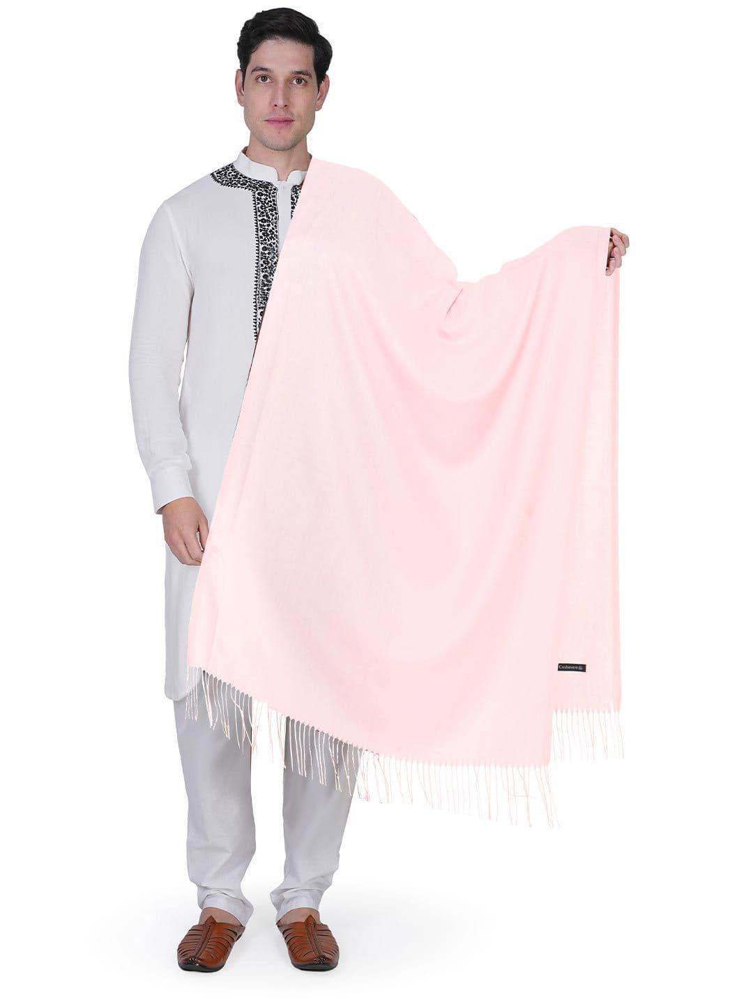 Manra Men Woollen Tasselled Border Stole - view 1