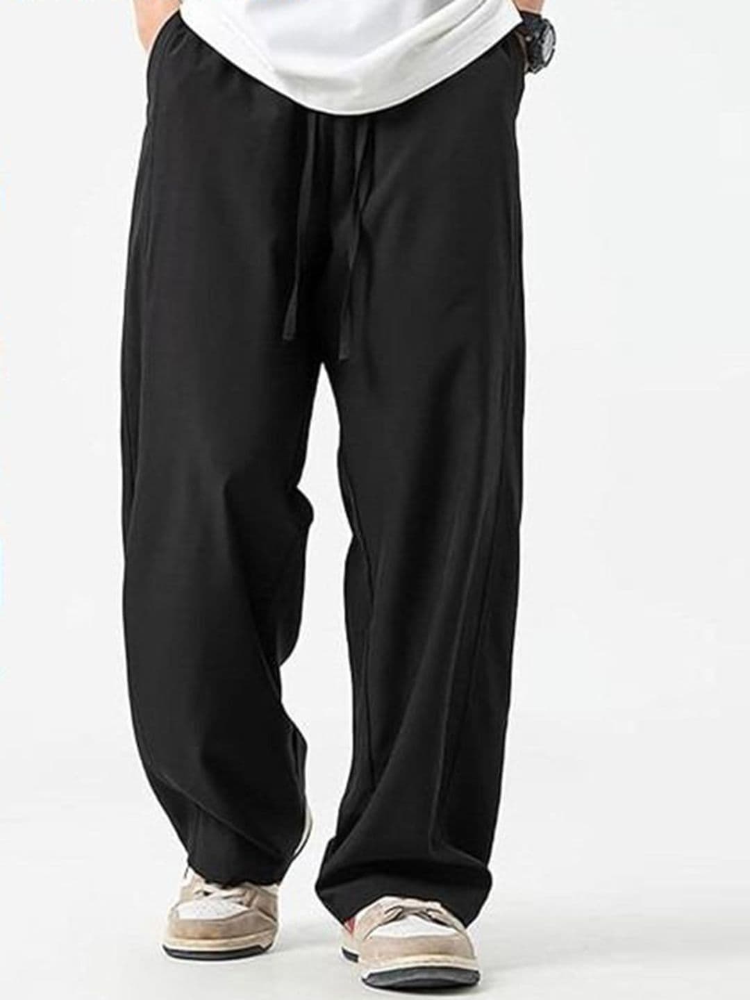 YOU FOREVER Men Cotton Baggy-Fit Mid Rise Track Pant - view 1