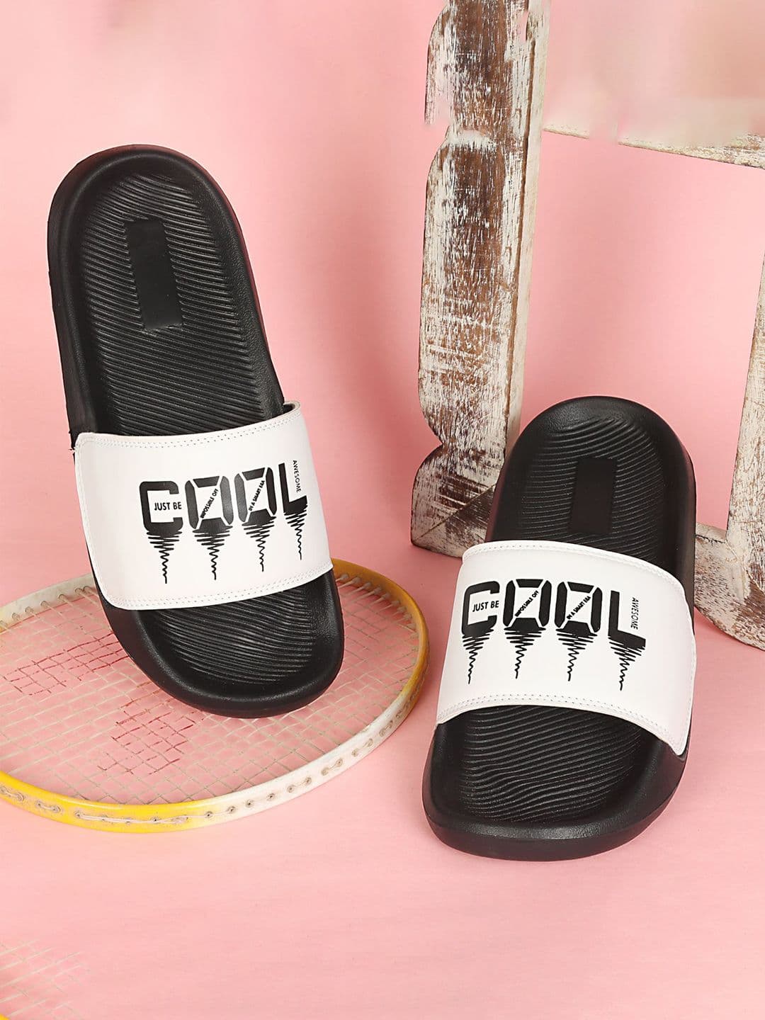 PERY PAO Men Printed Slip-On Sliders - view 1