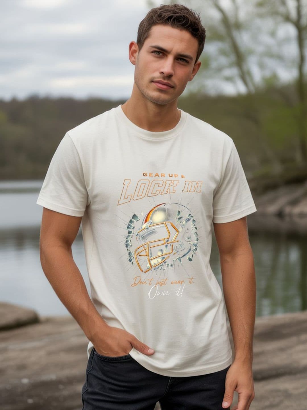 GRACE & JACK Men Graphic Printed Round Neck T-shirt - view 1