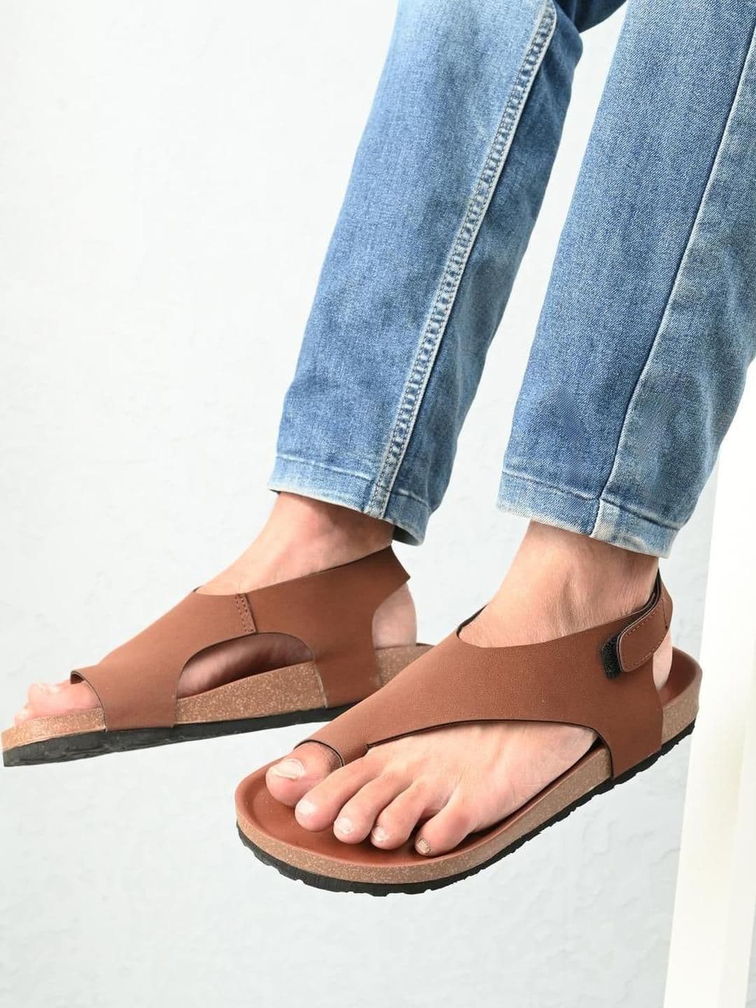 Appelon Men Tan Sandals - view 1