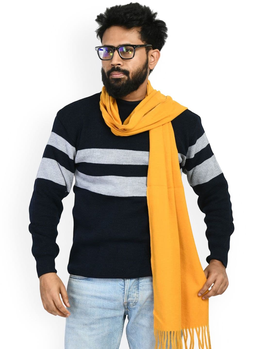 Manra Men Solid Acrylic Mufflers - view 1