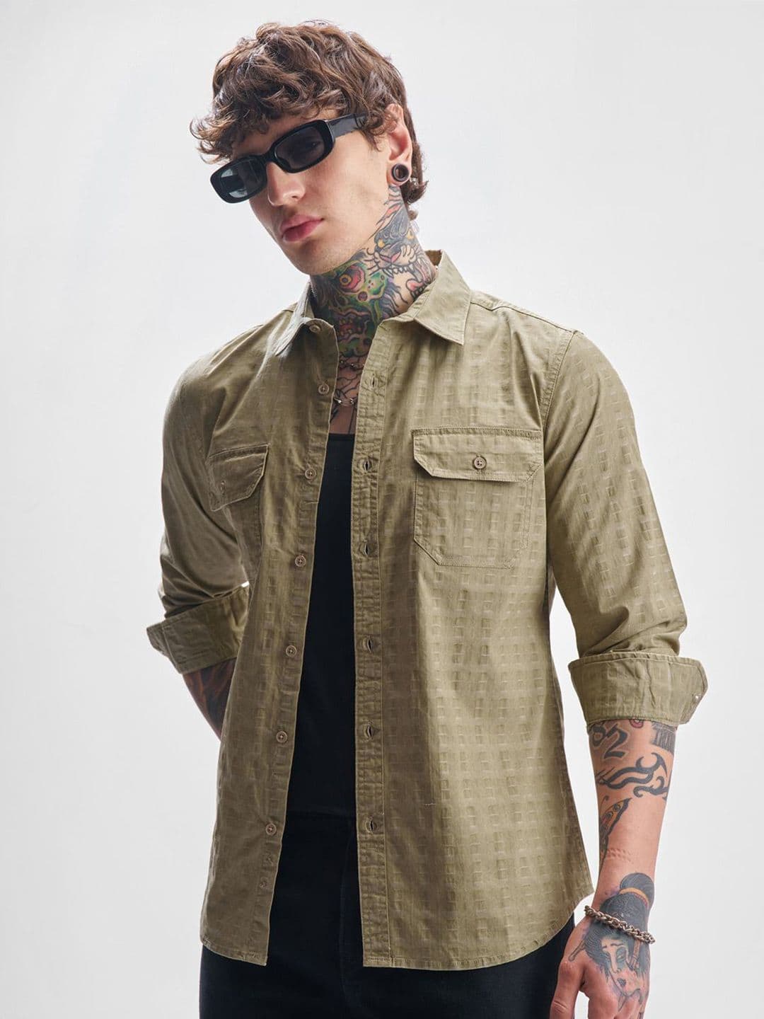 HIGHLANDER Slim Fit Casual Shirt - view 1