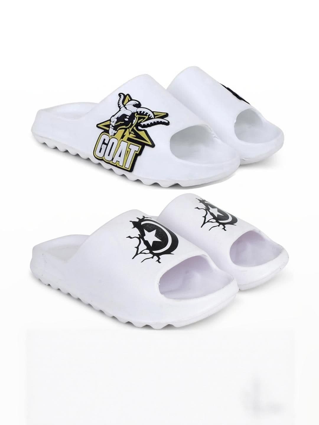 Pampy Angel Men White Flip Flops - view 1
