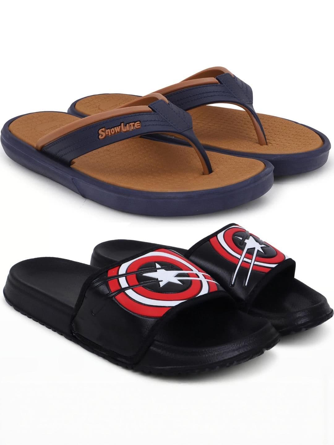 Pampy Angel Men Brown Flip Flops - view 1