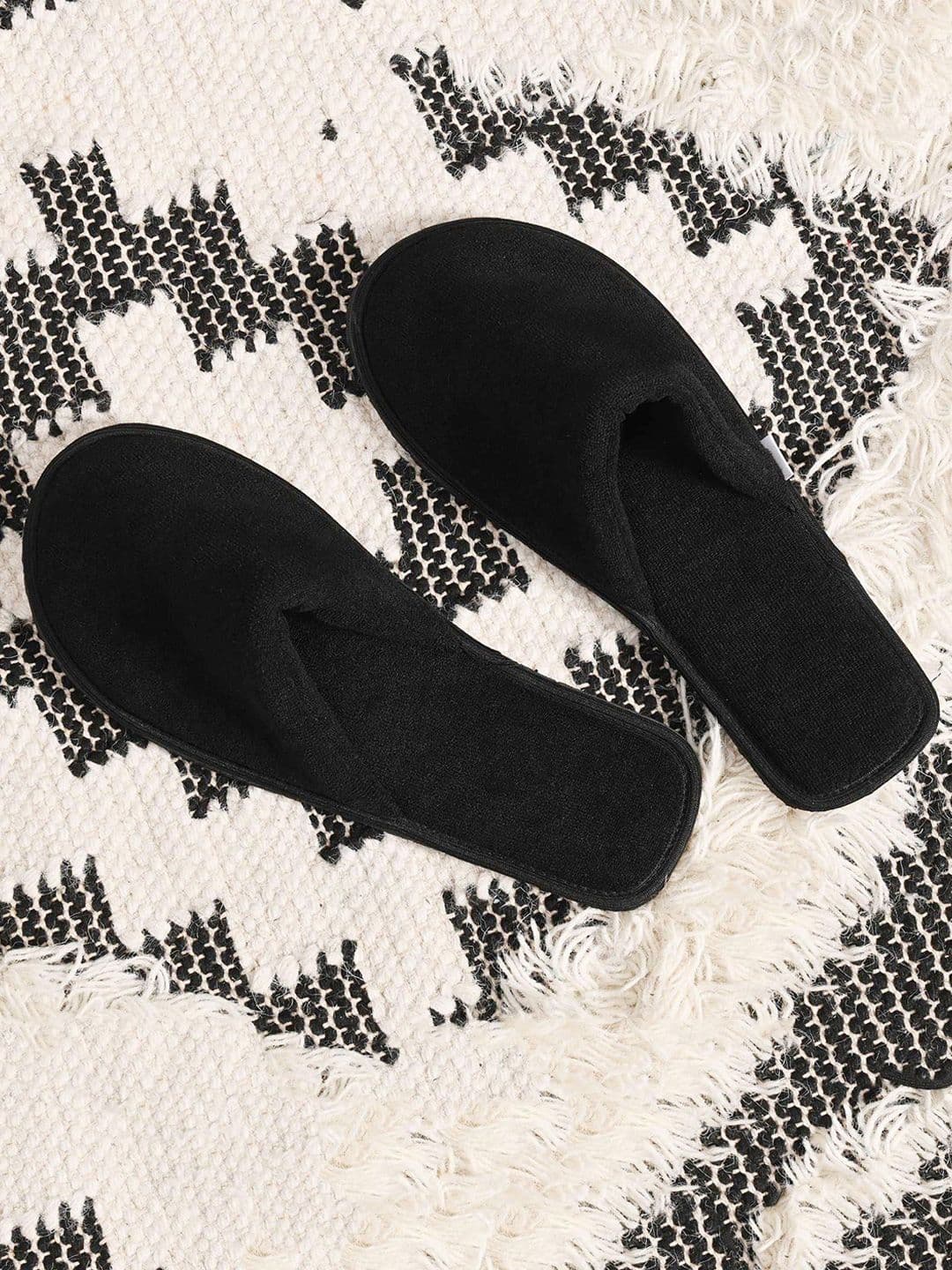 MF Home Footwear Men Solid Fur Room Slippers Flip Flops - view 1
