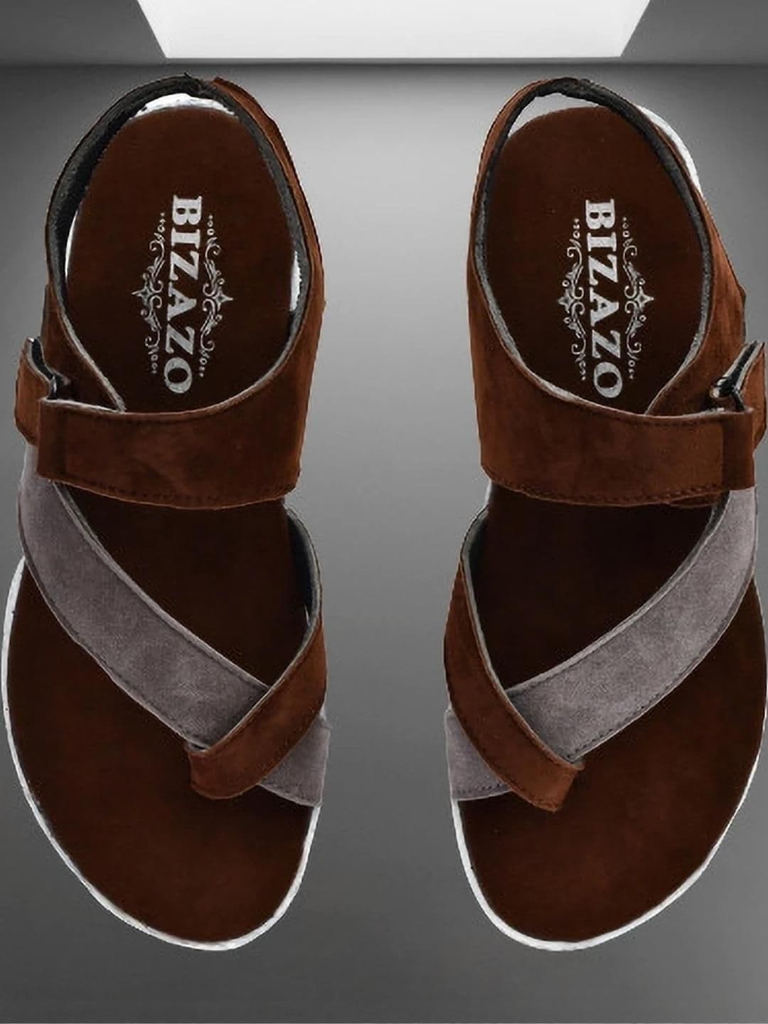 Bizazo Men Synthetic Leather Sandals - view 1