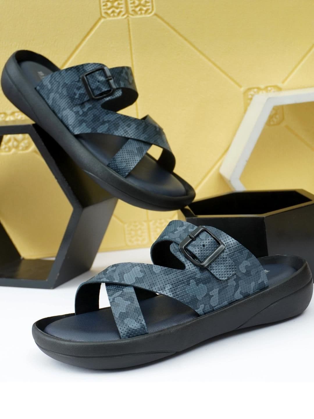 Bizazo Men Synthetic Leather Sandals - view 1