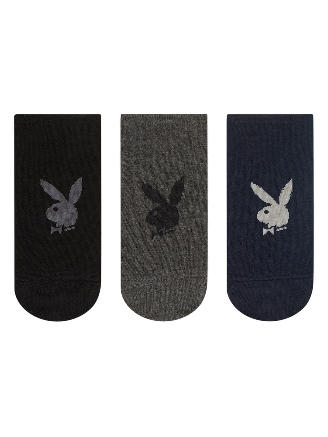 Socksxpress Socksxpress Men Pack Of 3 Official Bunny Logo Patterned Loafer Socks - view 1