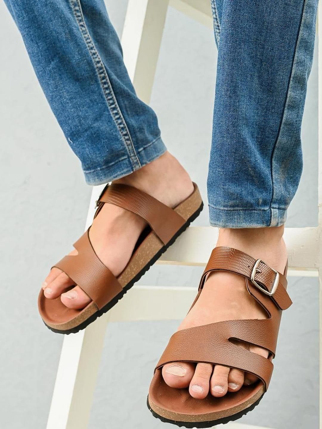 Appelon Men Tan Sandals - view 1
