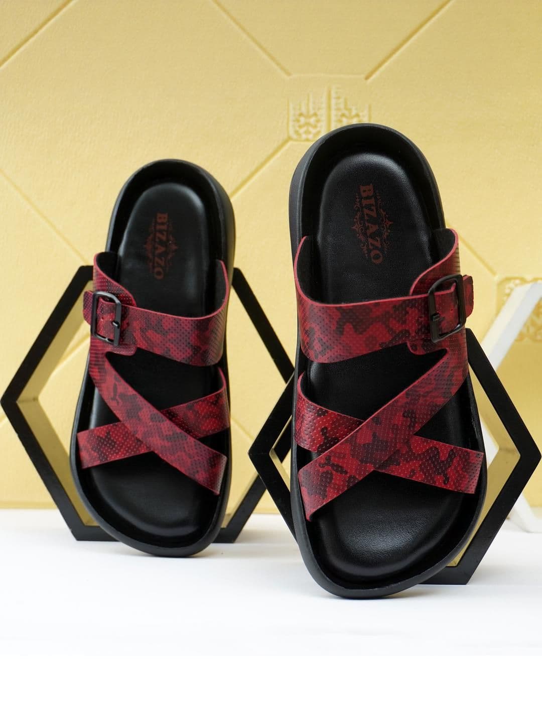 Bizazo Men Synthetic Leather Sandals - view 1