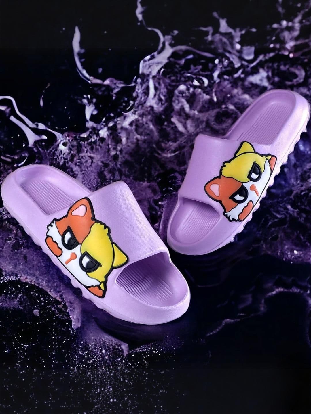 Pampy Angel Men Purple Flip Flops - view 1