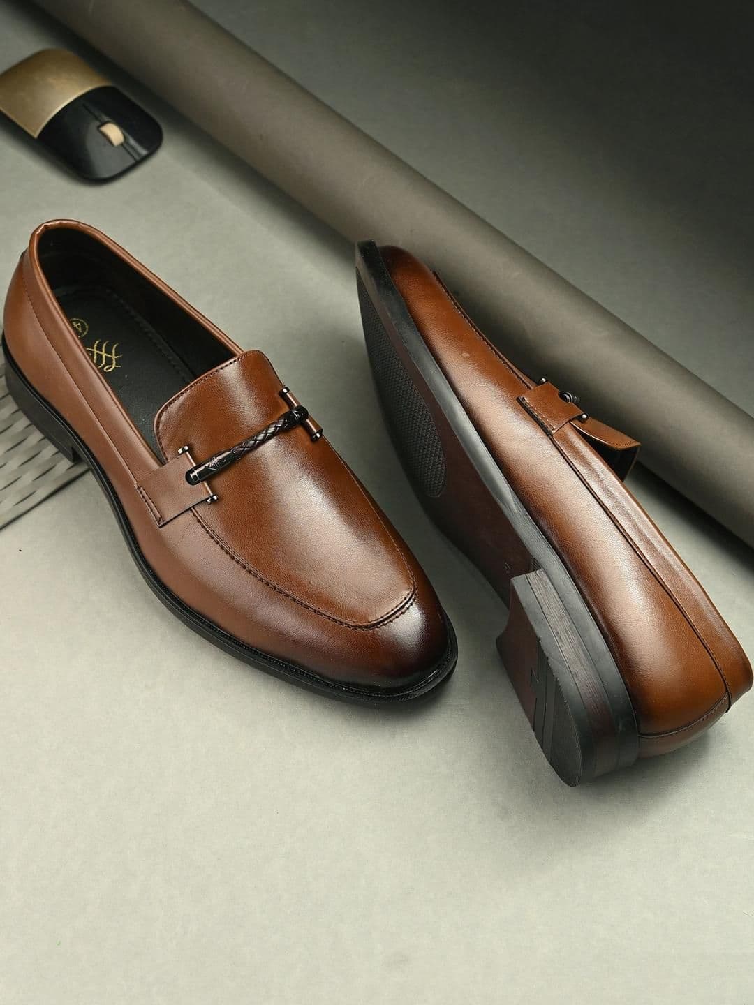 House of Pataudi Men Slip-On Formal Loafers - view 1