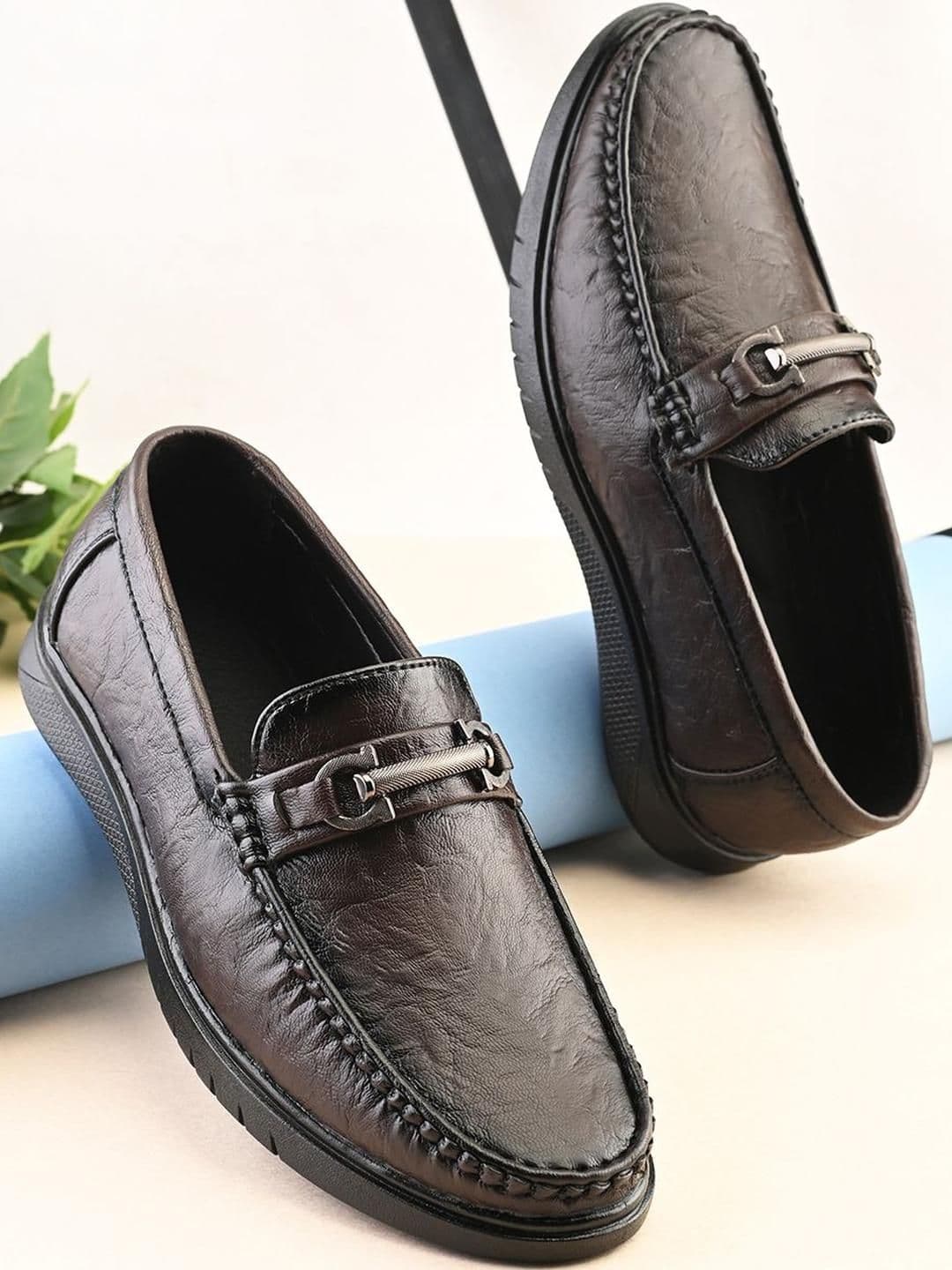 Mast & Harbour Men Chunky Slip-On Formal Loafers - view 1