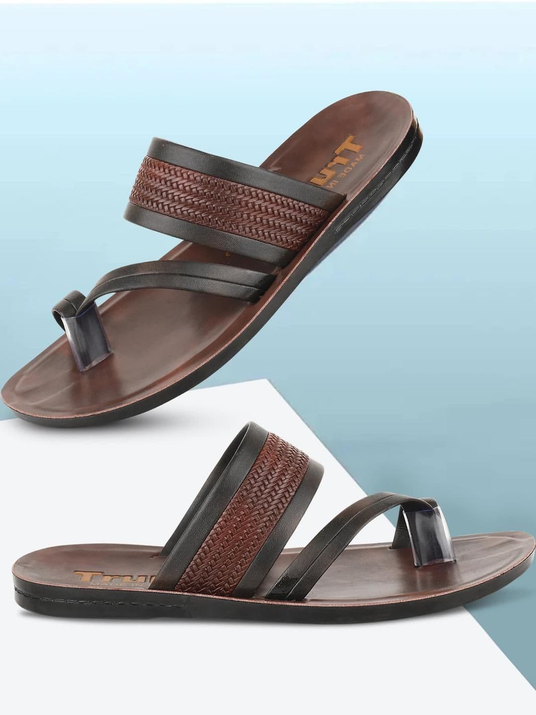 Trump DRUNKEN Women Burgundy Flip Flops - view 1
