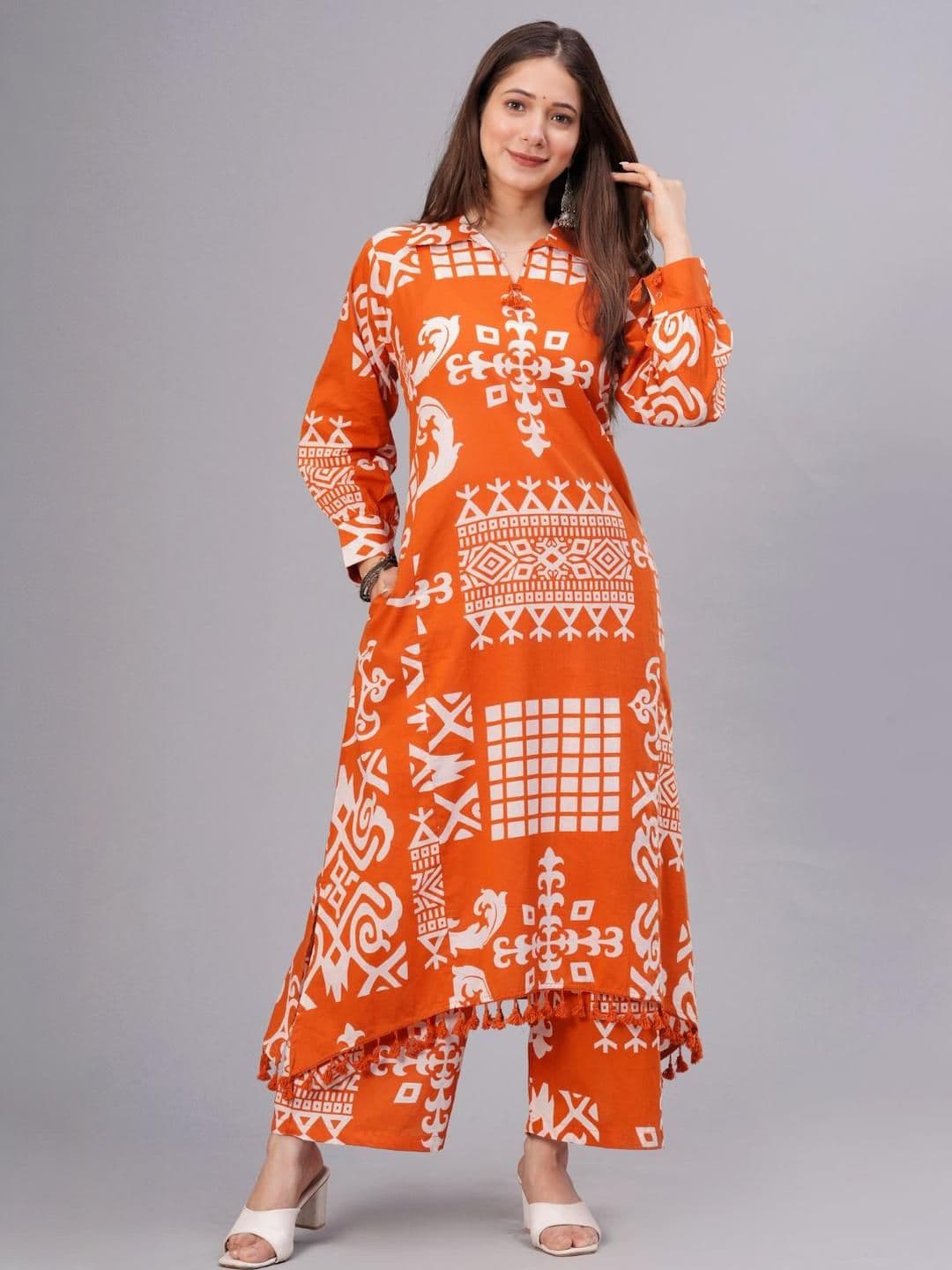 Amayra Women Pure Cotton Kurta Set - view 1