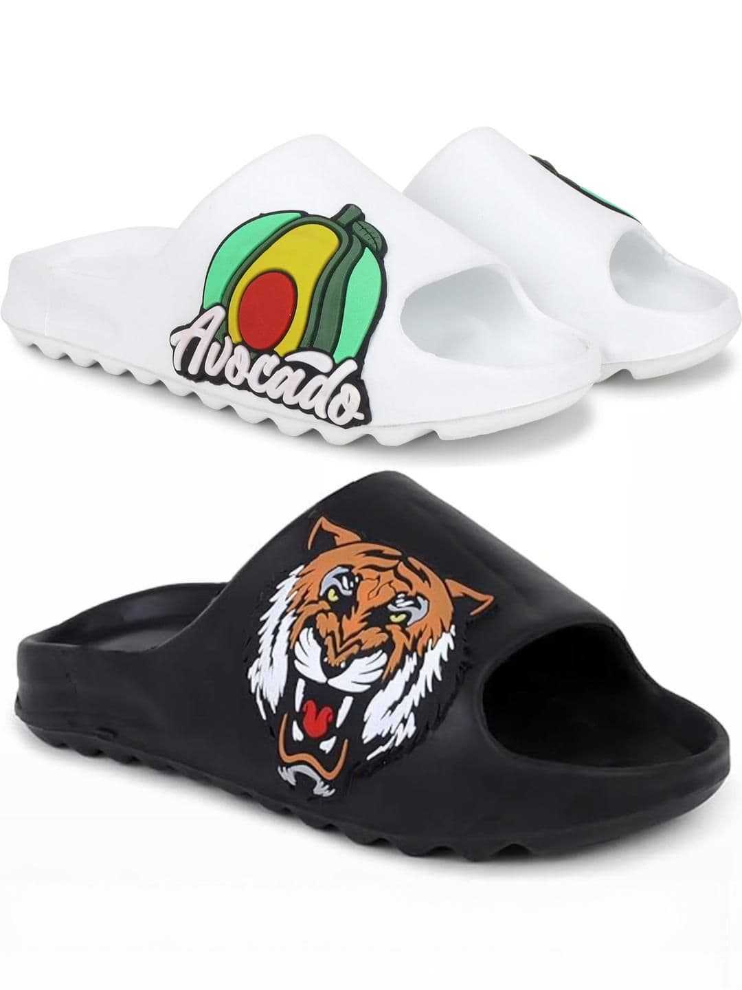 Pampy Angel Men White Flip Flops - view 1