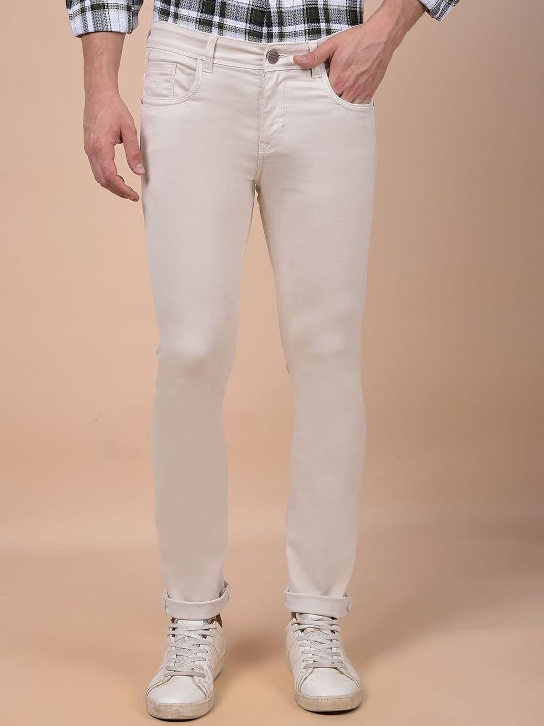 Crimsoune Club Men Slim Fit Mid-Rise Stretchable Jeans - view 1