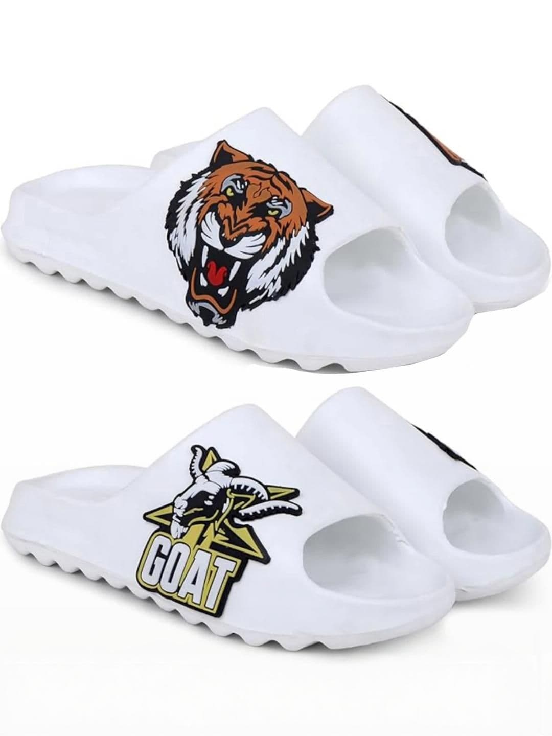 Pampy Angel Men White Flip Flops - view 1