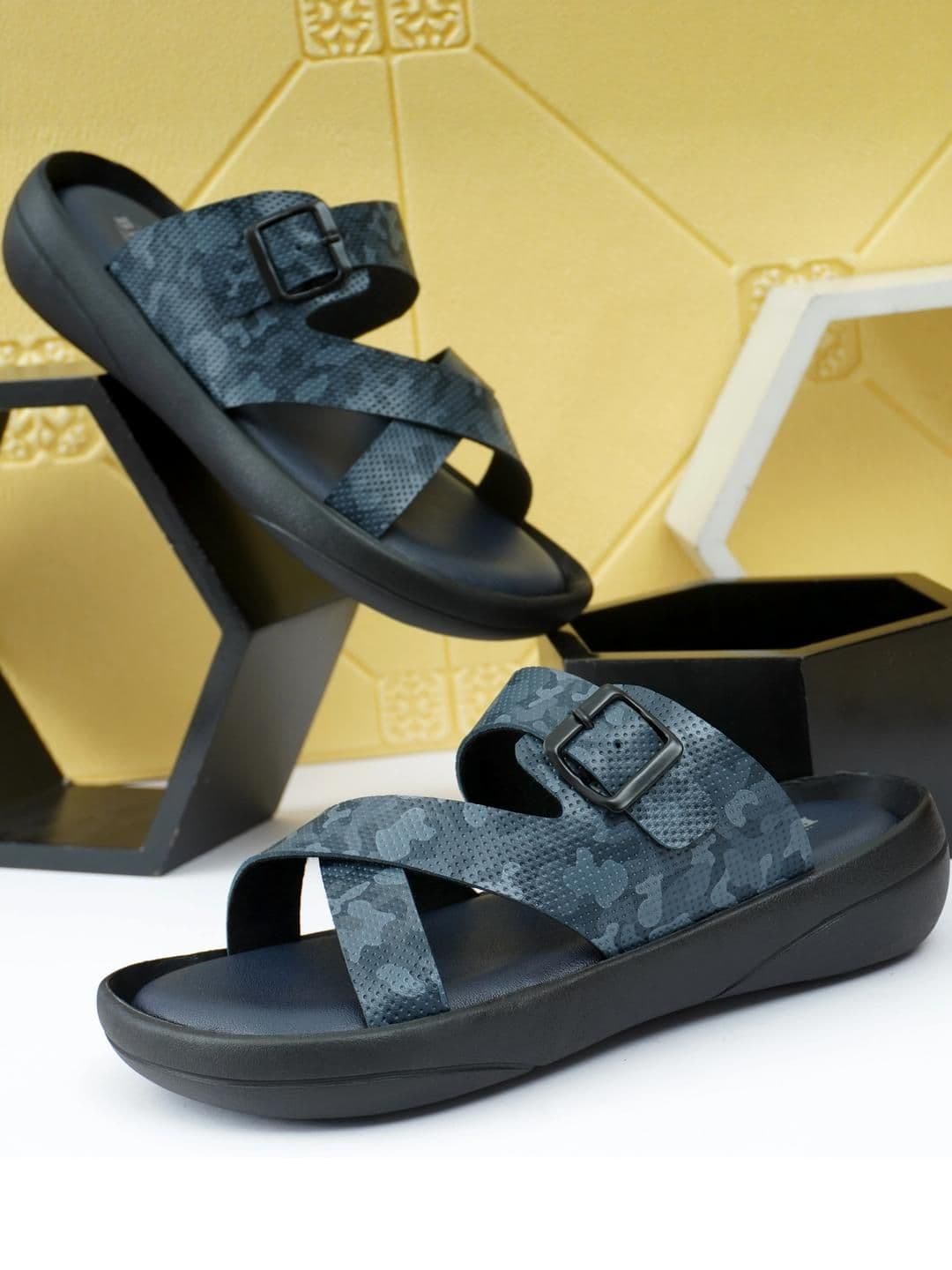 Bizazo Men Synthetic Leather Sandals - view 1