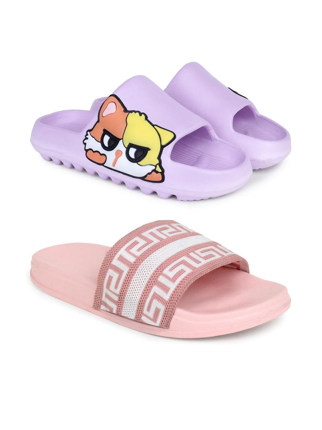 Pampy Angel Men Purple Flip Flops - view 1