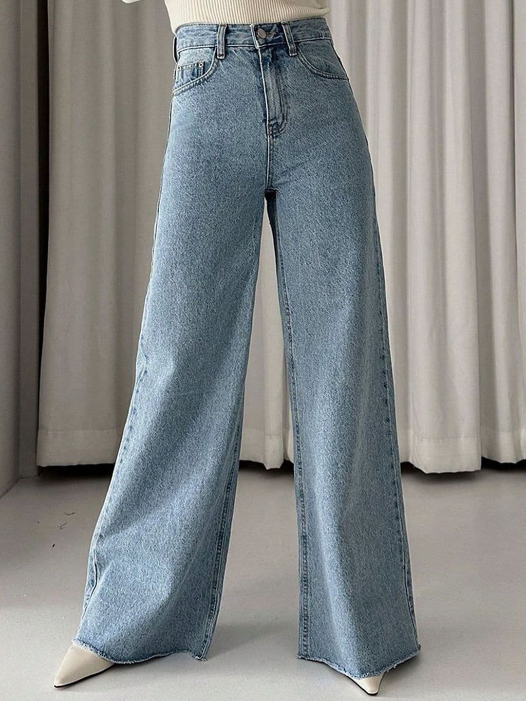 Aadvi Fashion Women Comfort High-Rise Light Fade Acid Wash Stretchable Jeans - view 1