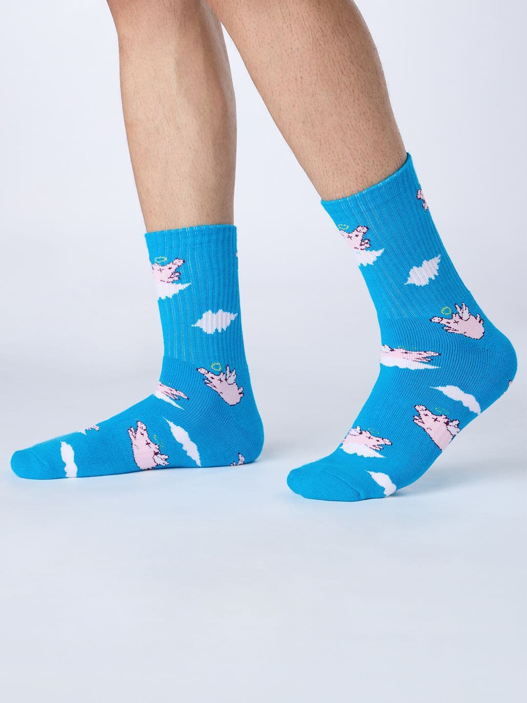 The Souled Store Men Blue Above Ankle-Length Socks - view 1