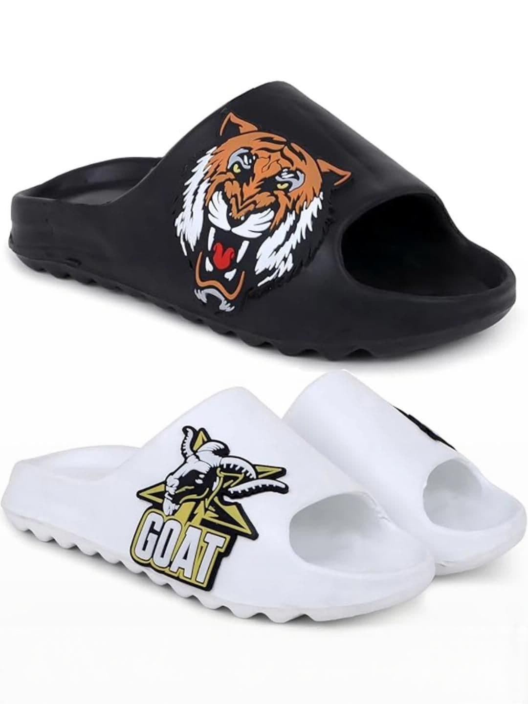 Pampy Angel Men Black Flip Flops - view 1