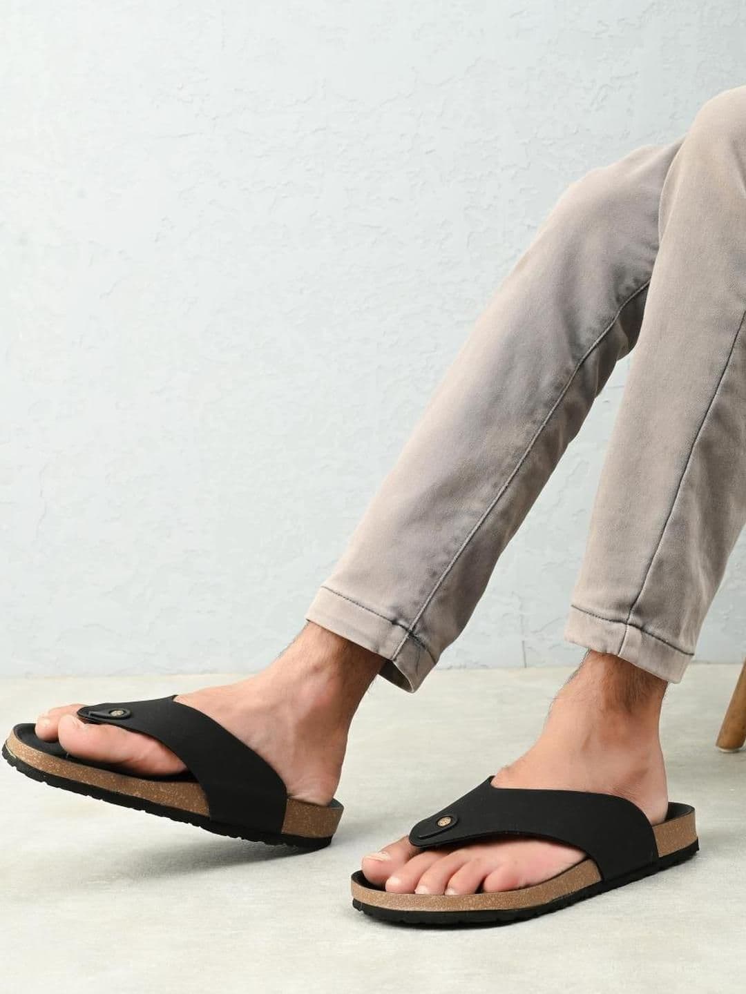 Appelon Men Black Sandals - view 1