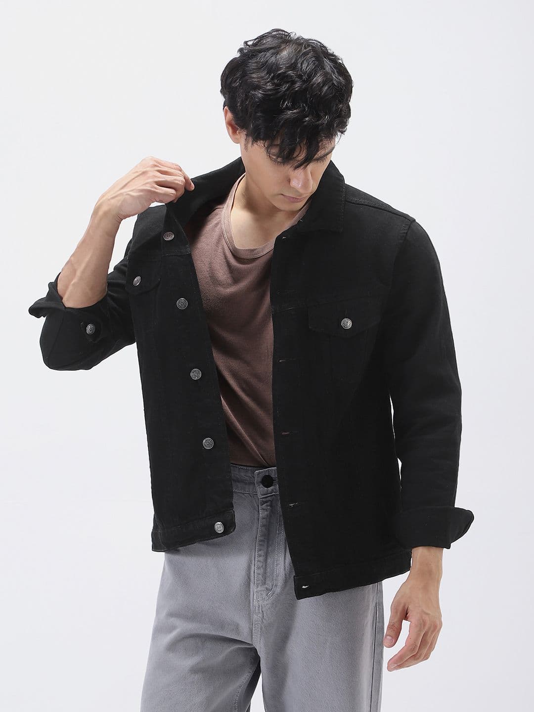 Urbano Fashion Men Washed Regular Fit Denim Jacket - view 1
