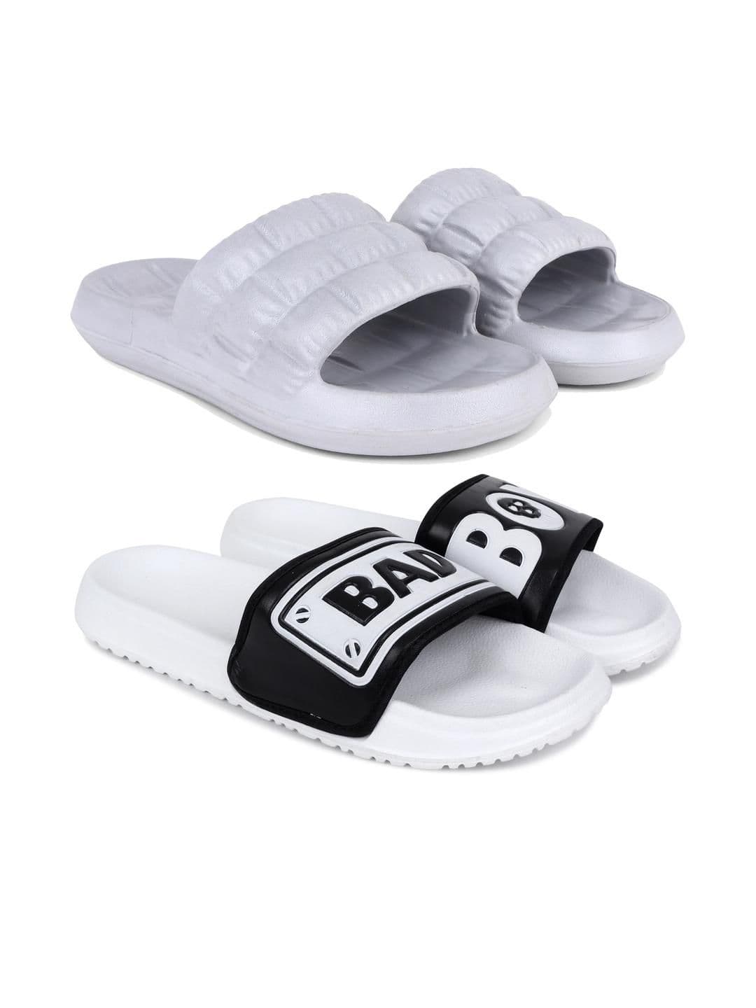 Pampy Angel Men Grey Flip Flops - view 1