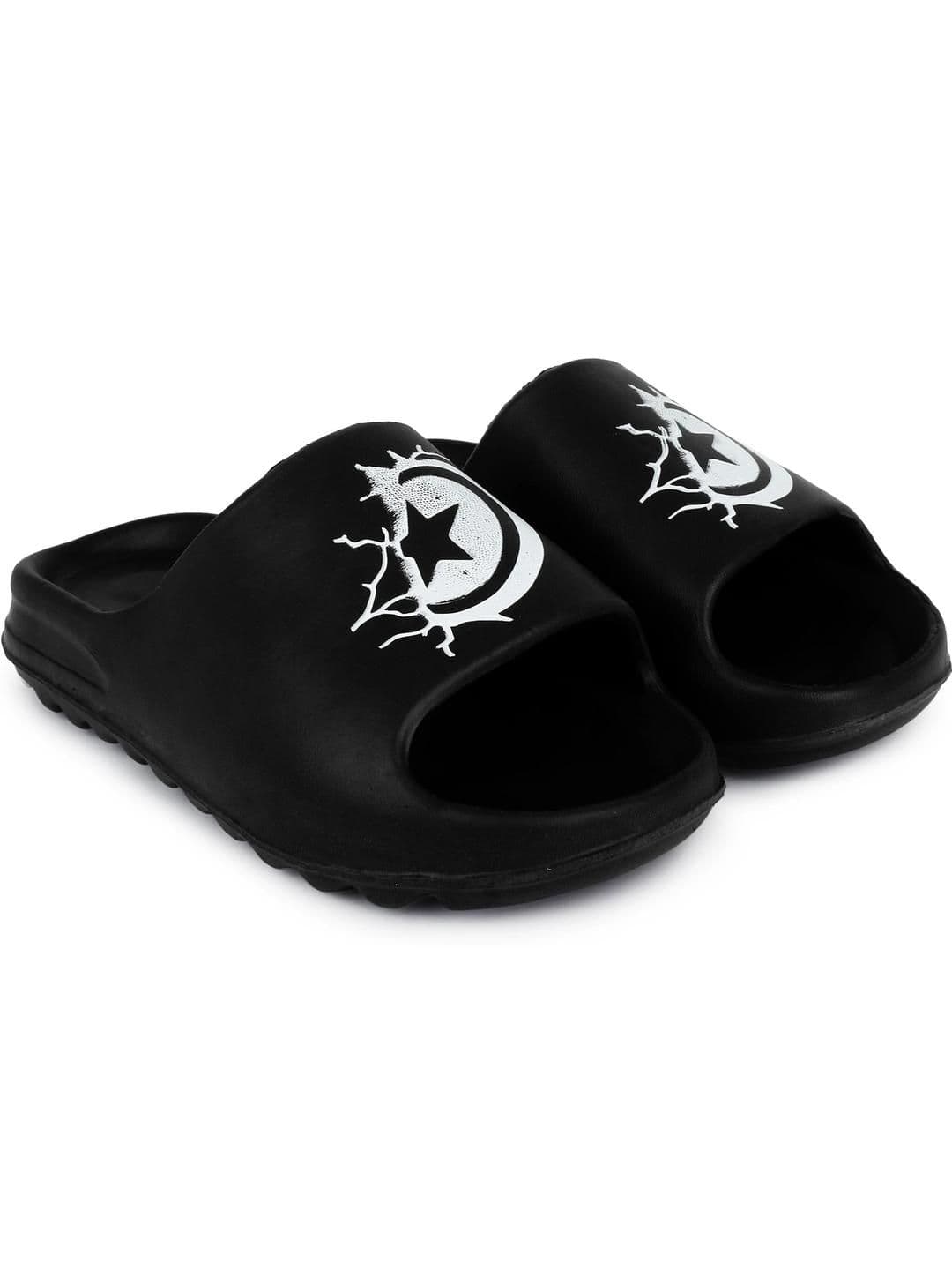Pampy Angel Men Black Flip Flops - view 1