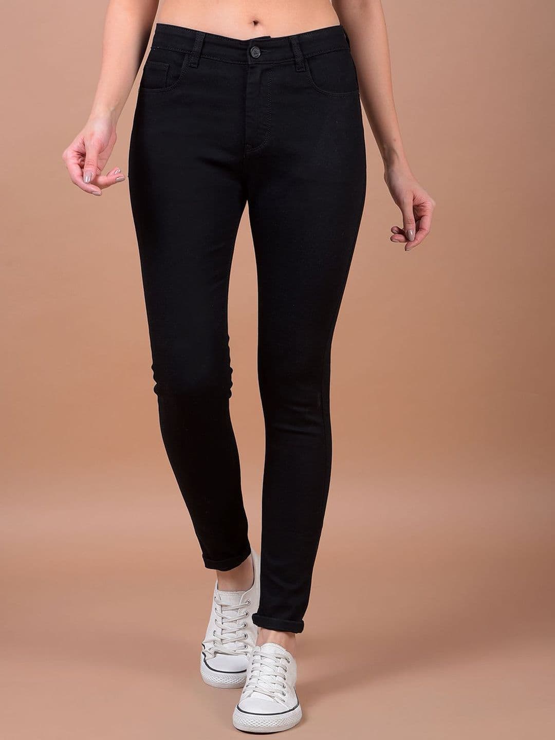 Crimsoune Club Women Mid-Rise Heavy Fade Stretchable Slim Fit Jeans - view 1