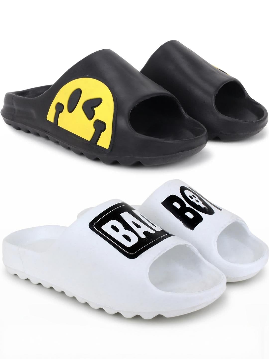 Pampy Angel Men Black Flip Flops - view 1