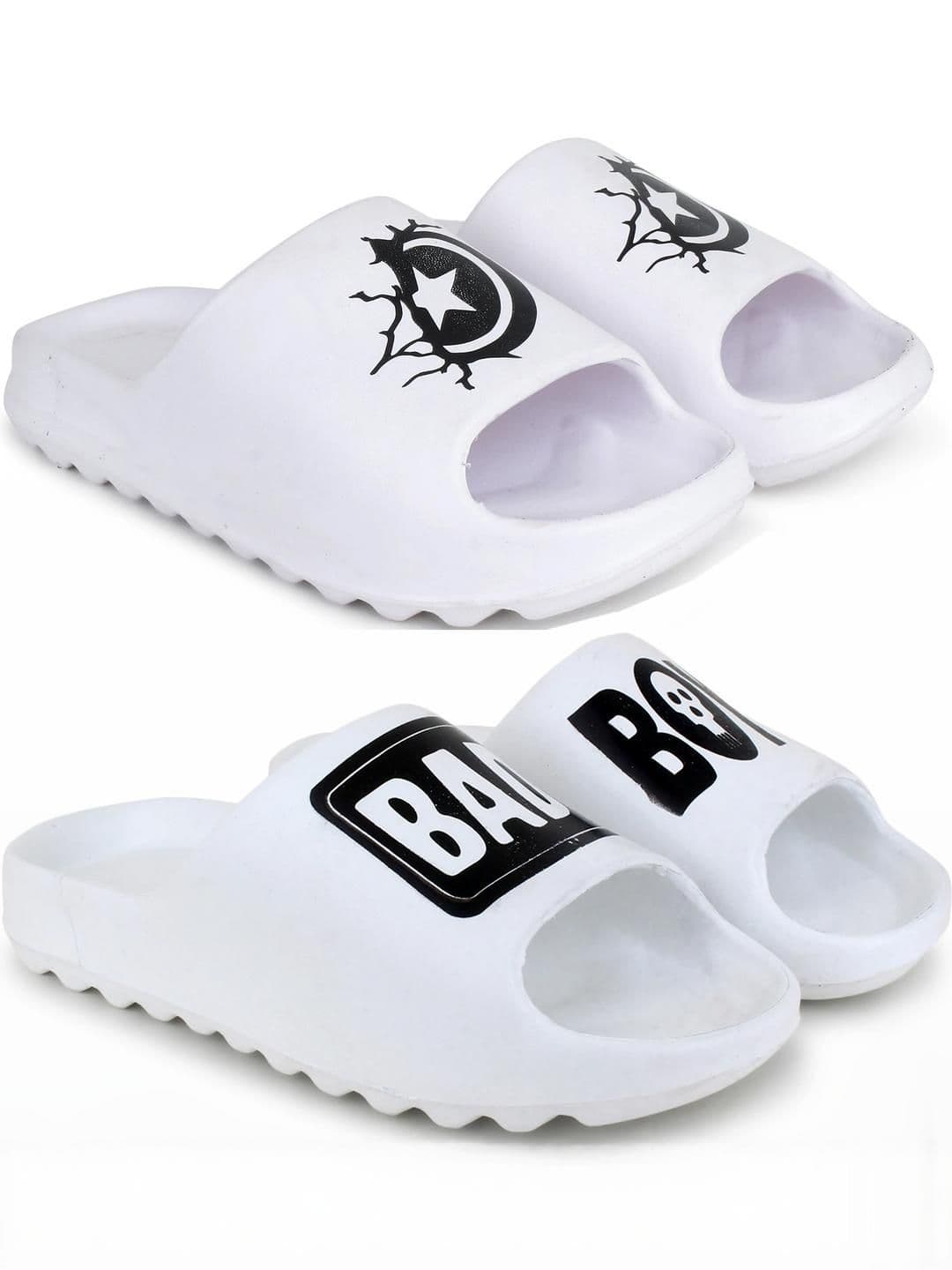 Pampy Angel Men White Flip Flops - view 1