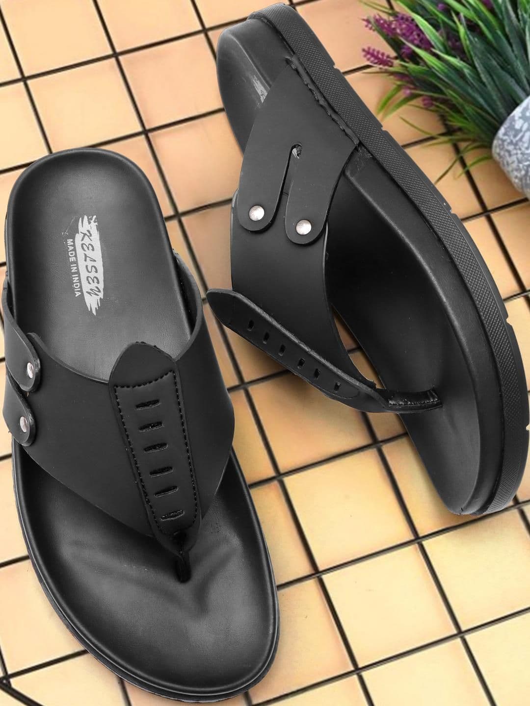 Kelsey Men Black Sandals - view 1