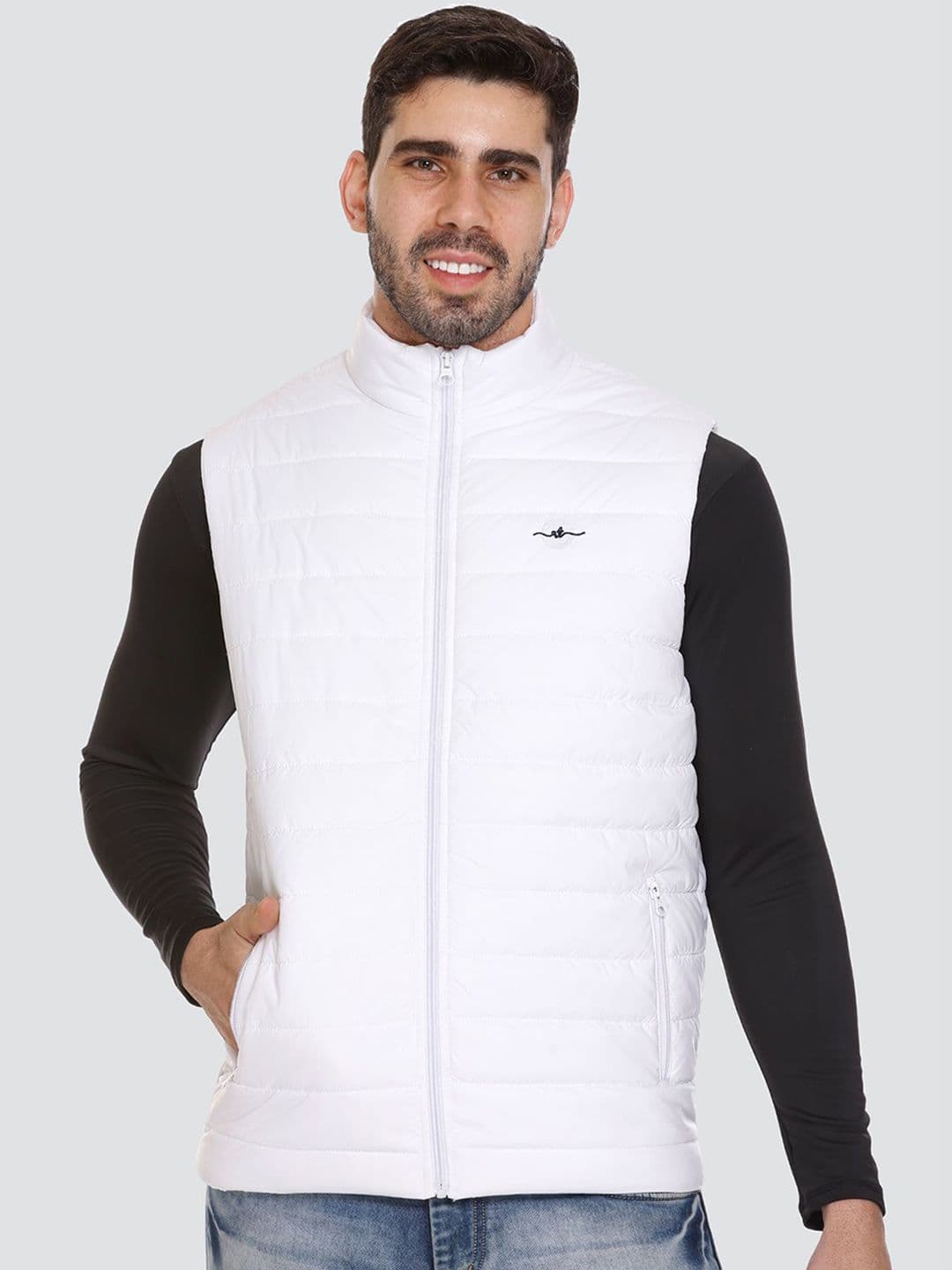 Rare Times Men Solid Lightweight Padded Jacket - view 1