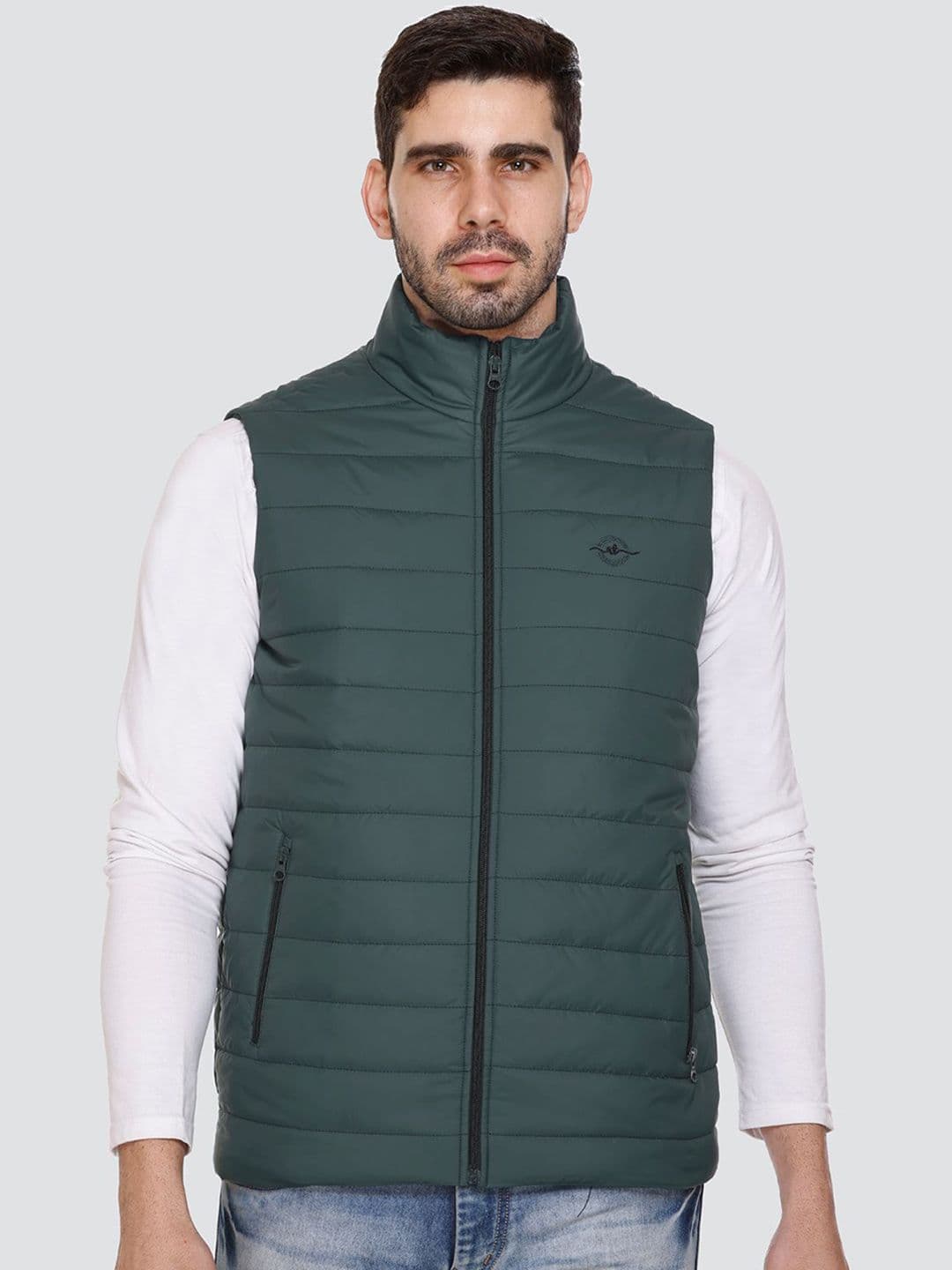 Rare Times Men Solid Lightweight Puffer Jacket - view 1