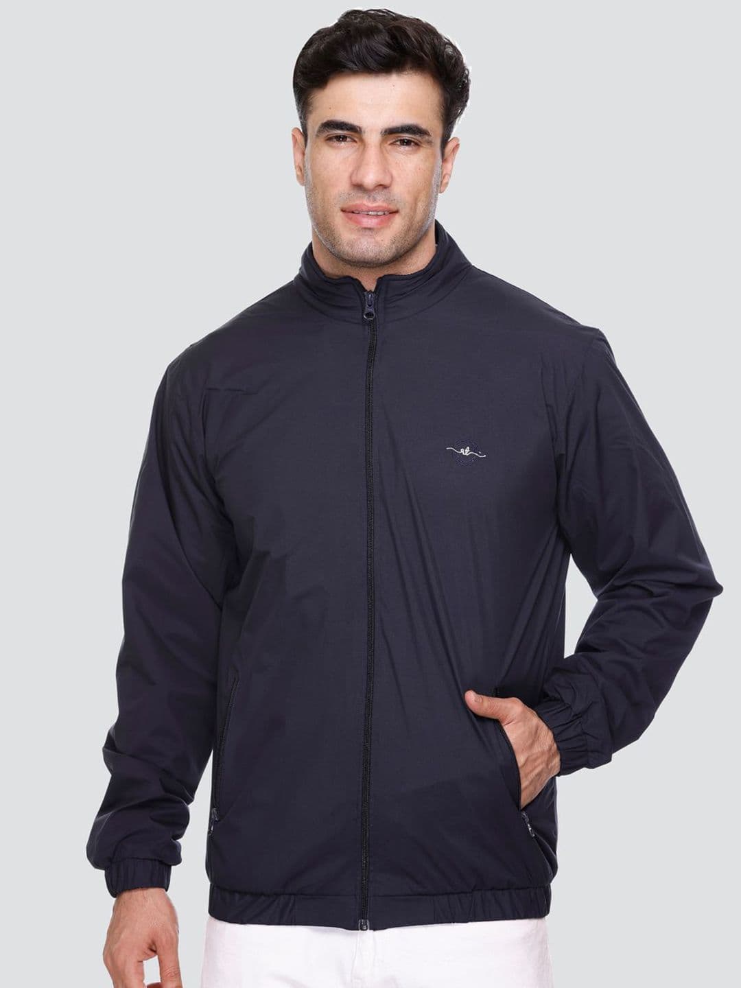 Rare Times Mock Collar Lightweight Puffer Jacket - view 1