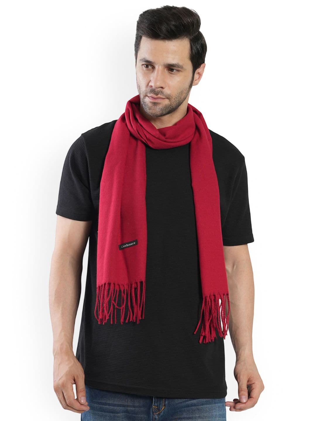 Manra Men Acrylic Mufflers With Tassele - view 1