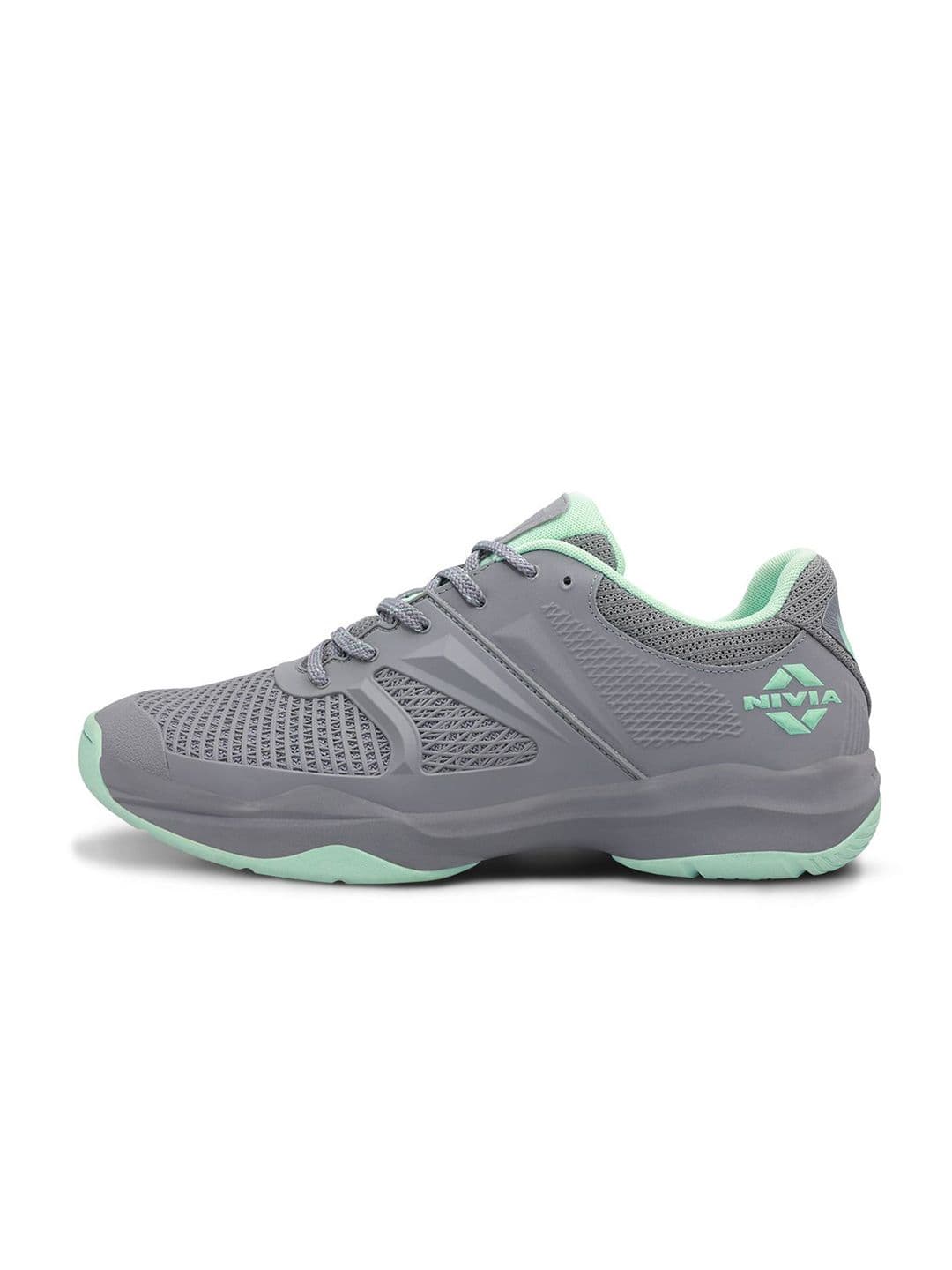 NIVIA Jury Court Shoes Mesh and PU Upper with TPU Shank Plate Sole for Indoor Outdoor - view 1