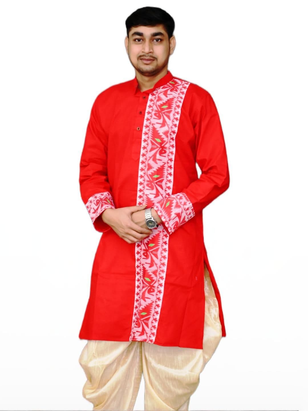 AMIT ONLINE Men Printed Pure Cotton Kurta - view 1