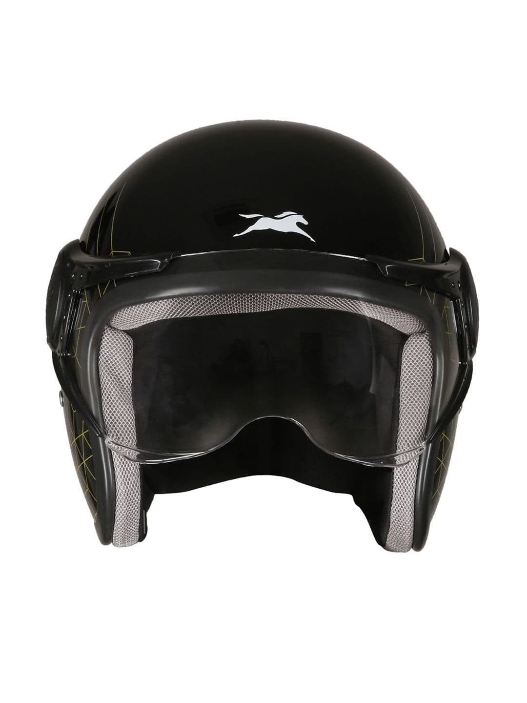 TVS Unisex Cruisetown Open Face Lightweight Helmet DOT & ISI Certified