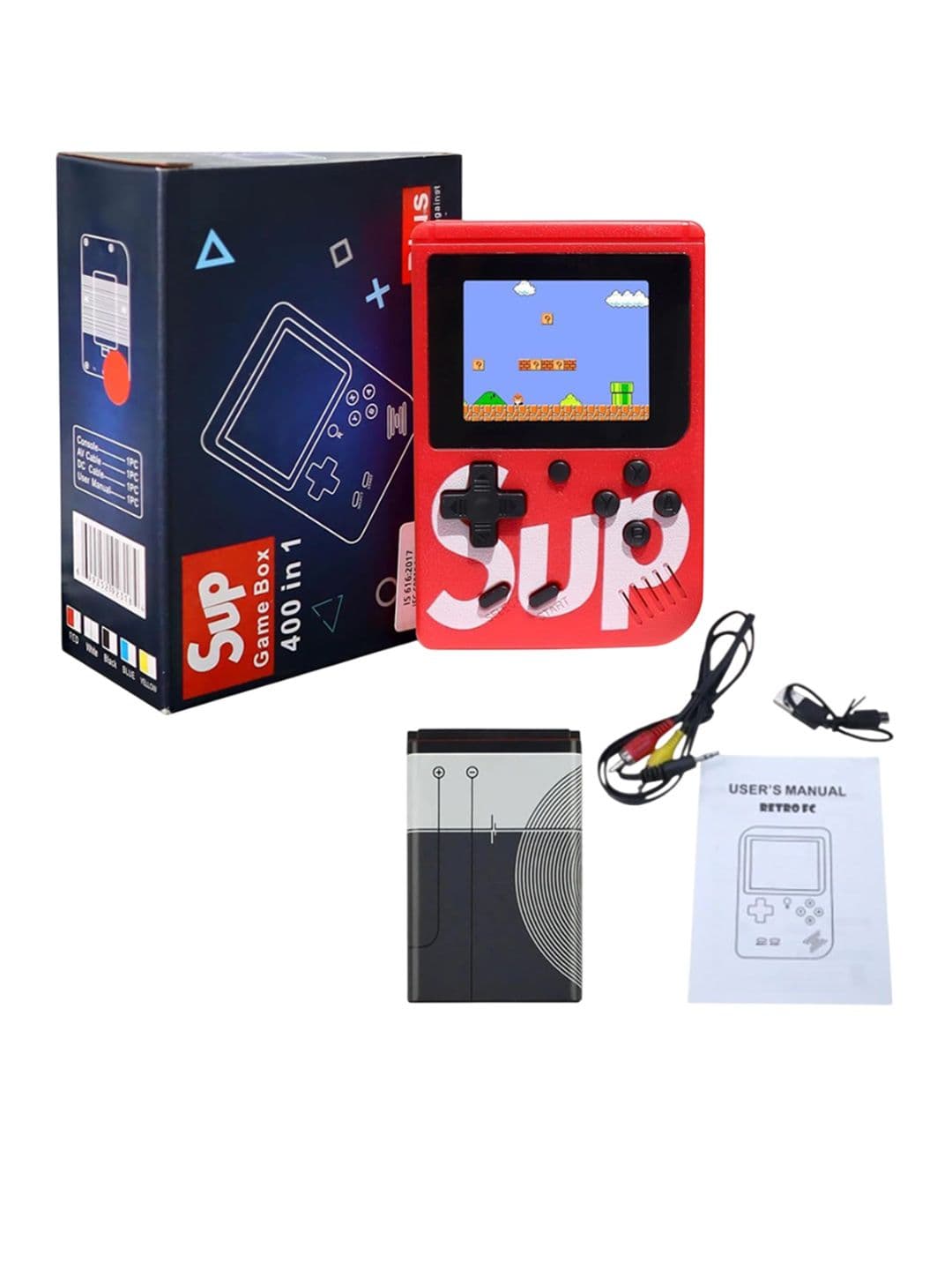 Kidoyz Kids SUP Portable Rechargeable Video Game Console with 400+ Retro Games - view 1