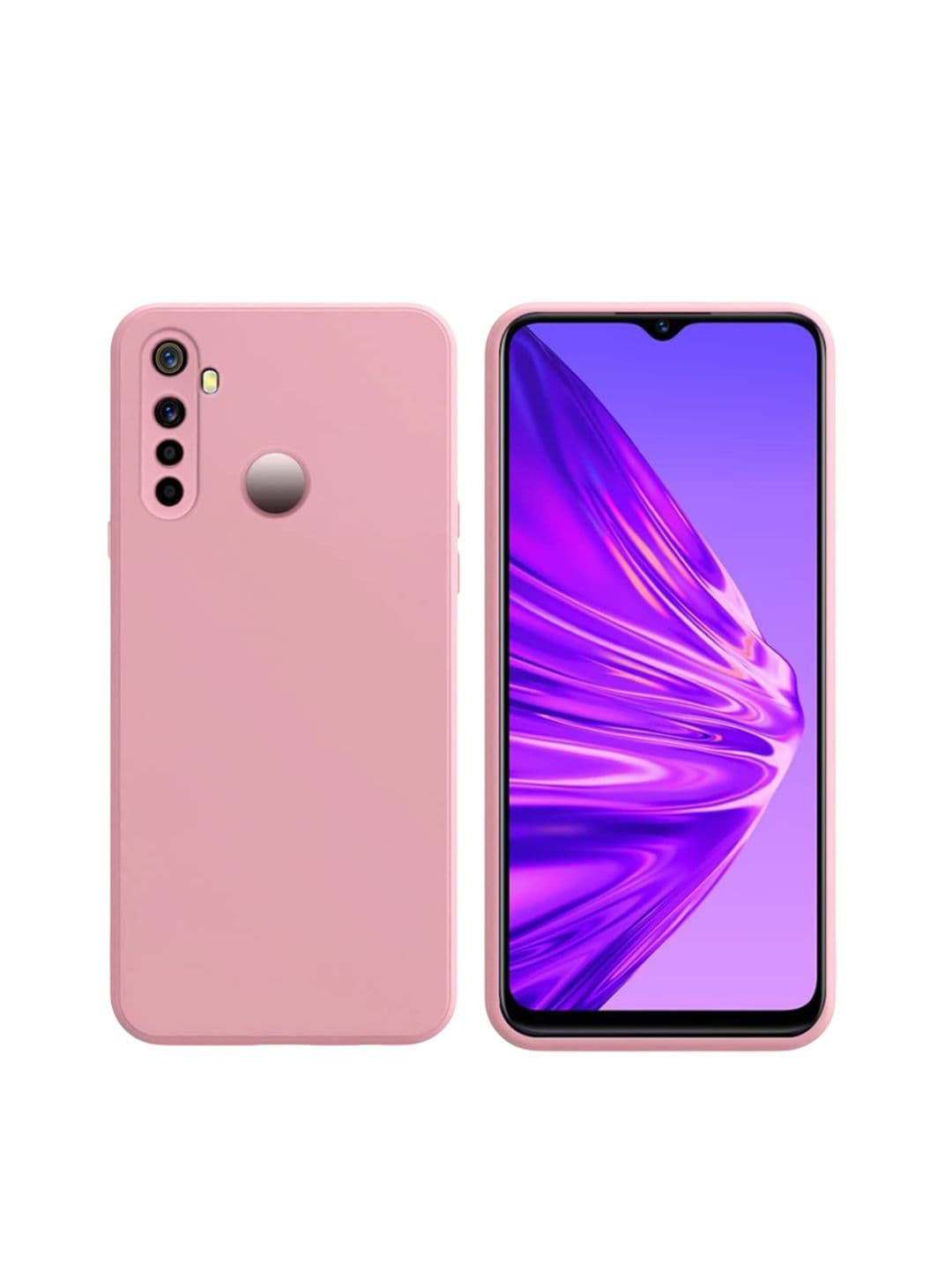 LIRAMARK Realme 5/Realme 5s/Realme 5i/Narzo 10 Silicone Soft Back Cover Case